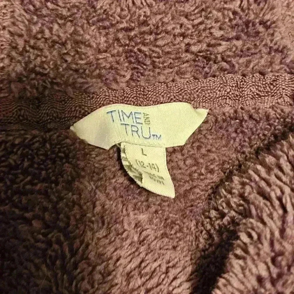 Time and tru womans L purple hoodie - Picture 5 of 7